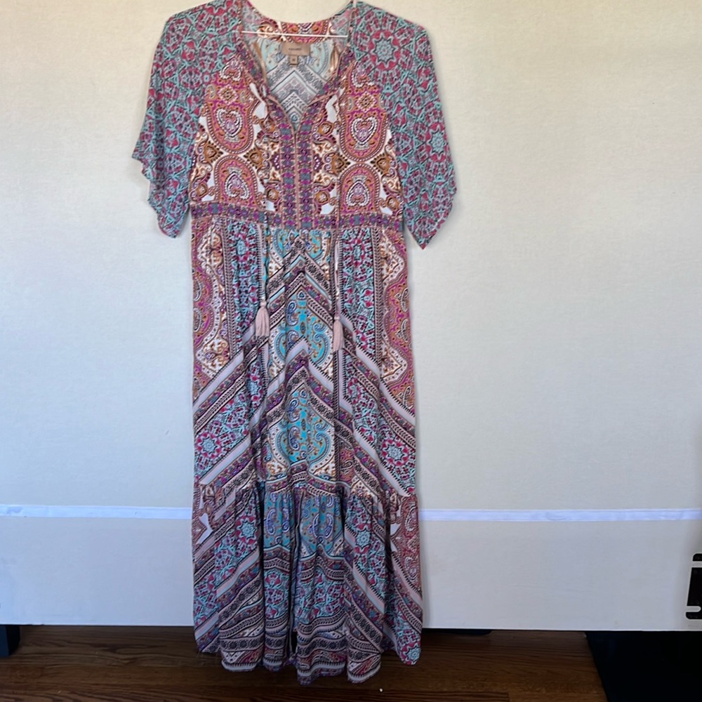 Printed Kaftan from Anthropologie size xs